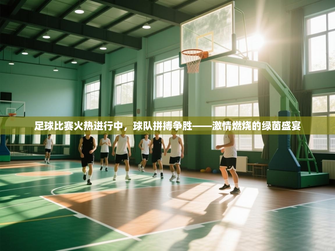 足球比赛火热进行中，球队拼搏争胜——激情燃烧的绿茵盛宴  第2张