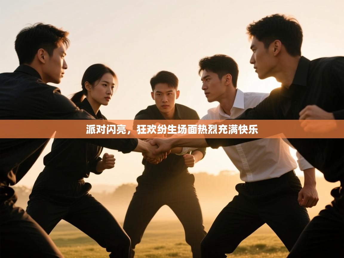 派对闪亮，狂欢纷生场面热烈充满快乐